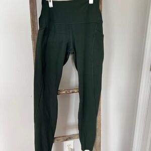 lululemon athletica Dark Green Leggings